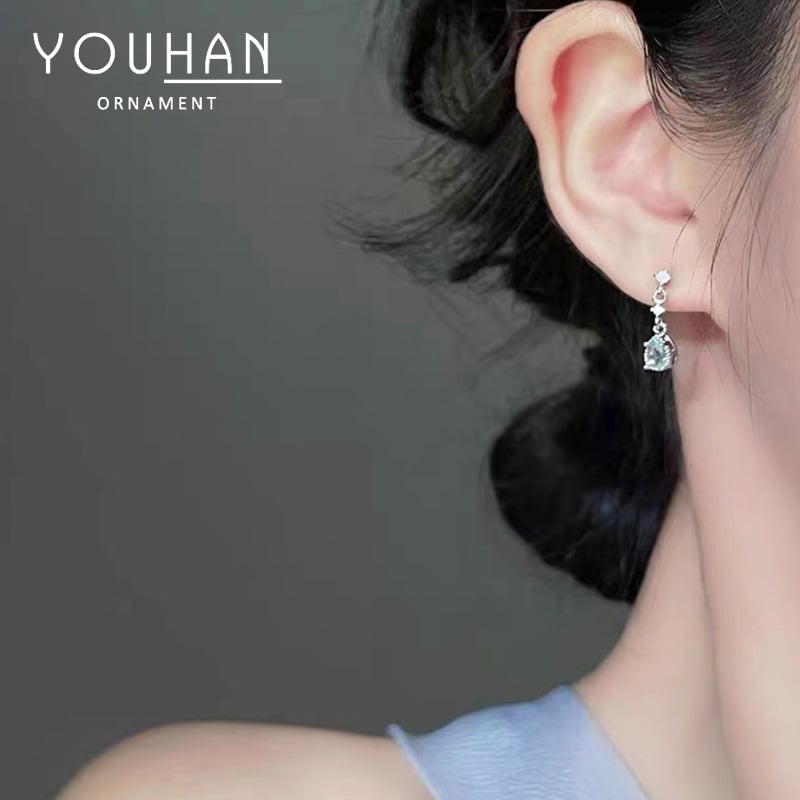 Youhan fülbevalók — réz, galván bevonat, geometriai forma