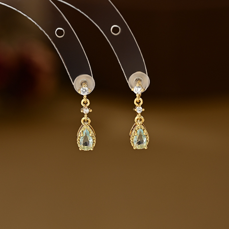 Youhan fülbevalók — réz, galván bevonat, geometriai forma