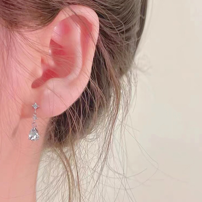 Youhan fülbevalók — réz, galván bevonat, geometriai forma