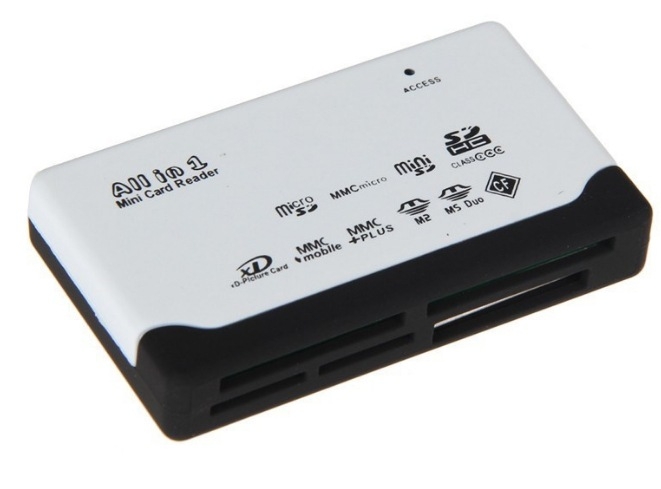HT-02A USB 2.0 έξι-σε-ένα αναγνώστης καρτών CF/SD/SDHC/MMC Plus/TF/MicroSD (εξωτερικός)