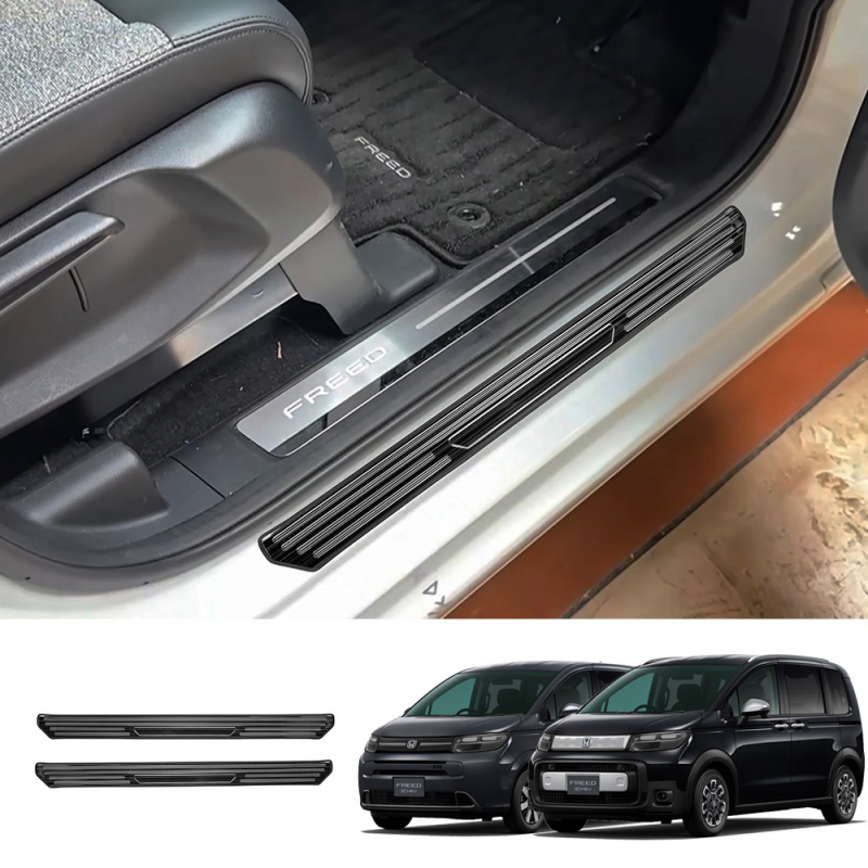 Praguri din oțel inoxidabil și pedale de întâmpinare pentru Honda Freed Air/Crosstar, Modelul 3