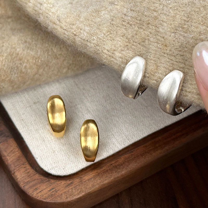 Naušnice RONERAI od metala, geometrijski stil, elektroplakiranje, za žene