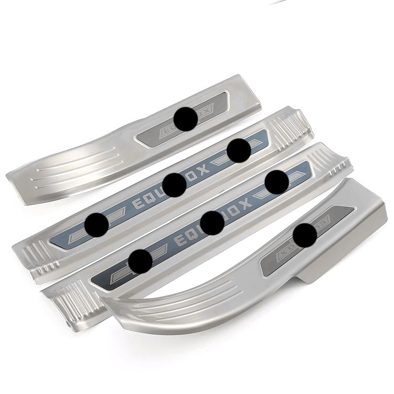 Nehrđajući čelični prag za Chevrolet Equinox, modificirana pedala dobrodošlice, zaštita prtljažnika i stražnjih vrata.