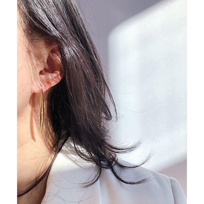 Geometrijski naušnice od bakra, elektroplatirane, unisex