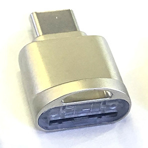 Type-C čitač kartica USB 3.0 | Podrška TF i MicroSD | Metalno tijelo (USB 3.0, TF/MicroSD, OTG)