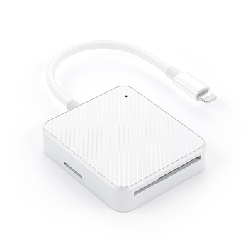 GT7010 Αναγνώστης καρτών 4 σε 1 εξωτερικός — υποστηρίζει κάρτες SD, XD, M2 και SM; USB 2.0; συμβατός με κινητές συσκευές