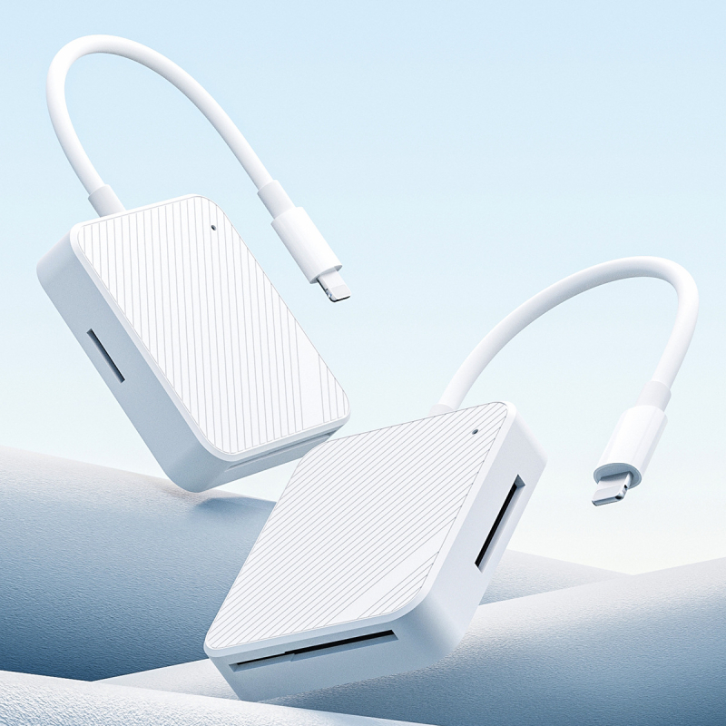 GT7010 Αναγνώστης καρτών 4 σε 1 εξωτερικός — υποστηρίζει κάρτες SD, XD, M2 και SM; USB 2.0; συμβατός με κινητές συσκευές