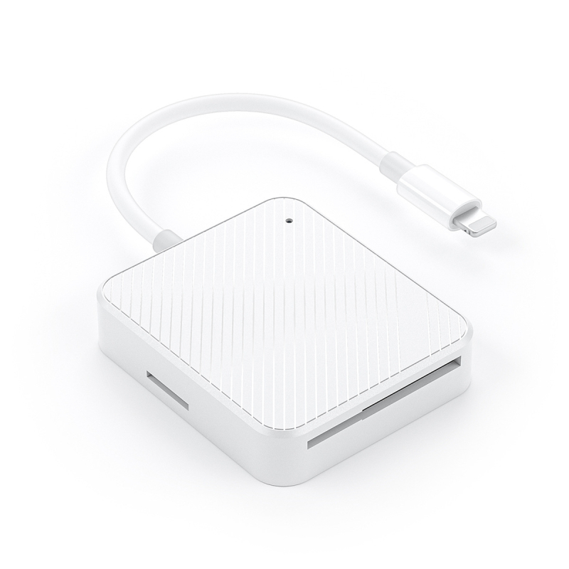 GT7010 Αναγνώστης καρτών 4 σε 1 εξωτερικός — υποστηρίζει κάρτες SD, XD, M2 και SM; USB 2.0; συμβατός με κινητές συσκευές