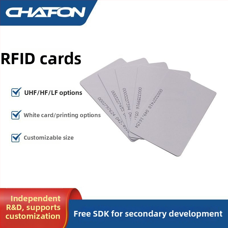 CF601 Stolný RFID čítač/ vydávač kariet — bezdotykový, ISO18000-6C (EPC GEN2), 860–960 MHz, dosah 0–50 cm, doba čítania 0,01 s, SDK a ukážkový softvér