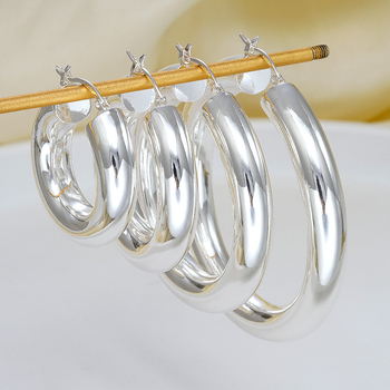 Naušnice – Bakar, Geometrijski oblik, Elektroplatirano, Unisex