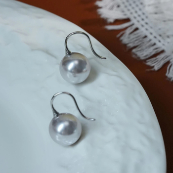 925 hõbedased geomeetrilised manta-helmedega kõrvarõngad naistele, elegantne stiil, Gold Valley, suvi 2025 väljaanne