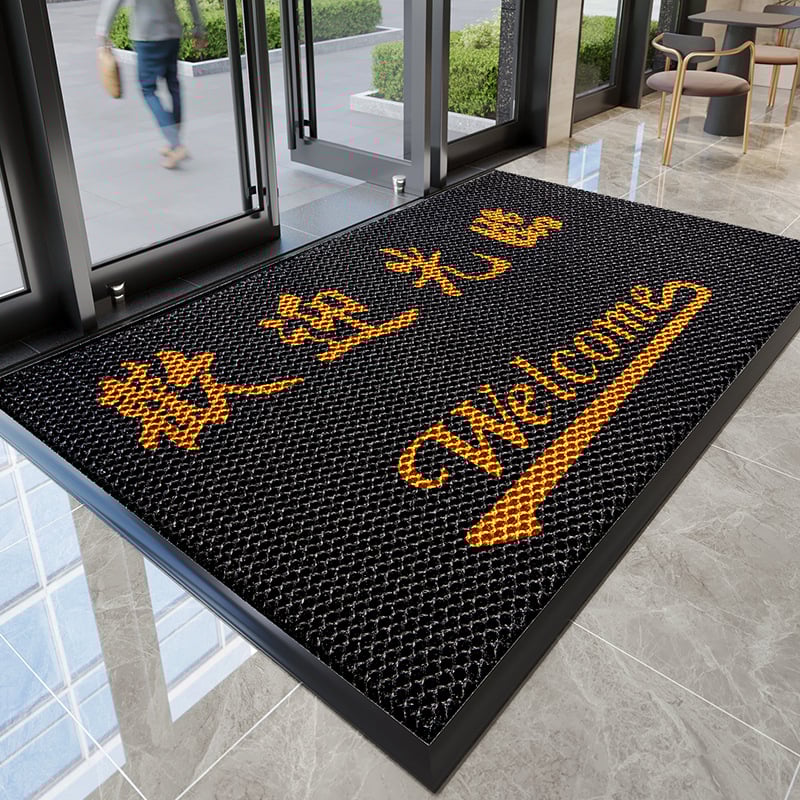 Covoraș de intrare pentru podea – Material amestecat, Formă pătrată, Simplitate modernă, Brand Qiqijia