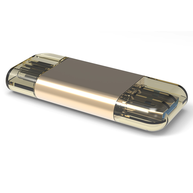 Αναγνώστης καρτών NM + Micro SD USB 3.0, εξωτερικός αλουμινένιος περίβλημα, υποστηρίζει NM και TF κάρτες, διασυνδέσεις Type-C/USB, γρήγορη μεταφορά