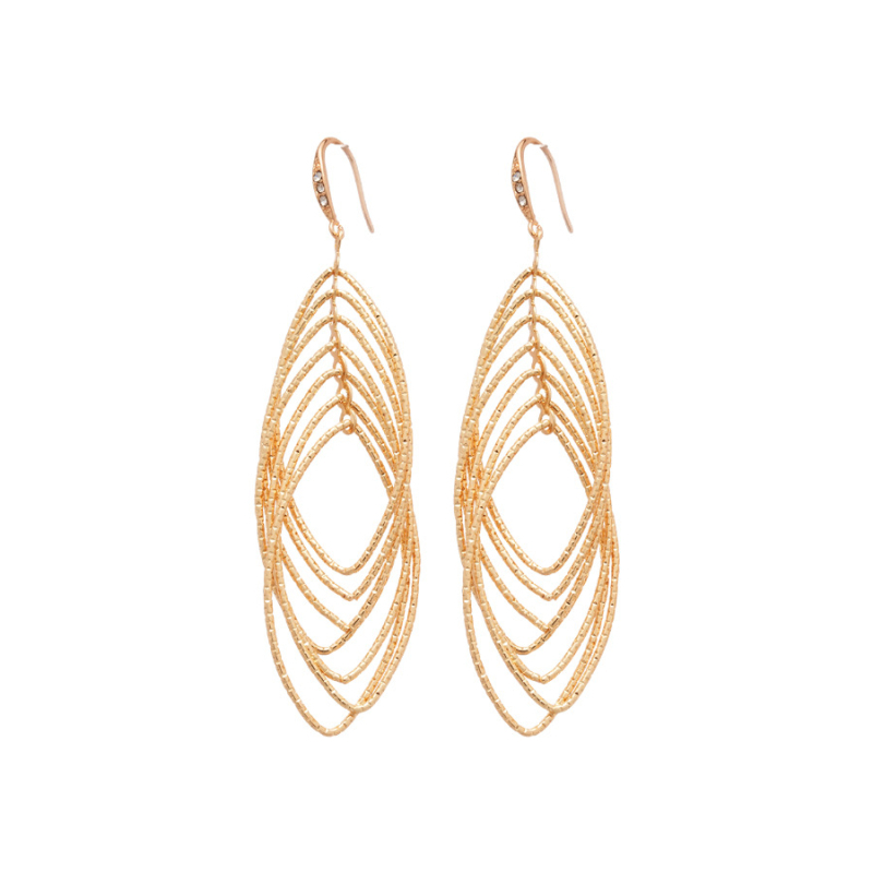 Geomeetrilised metallist kõrvarõngad tühja risti detailiga, naistele, talvise 2025 väljaanne, moodne linnalähedane stiil