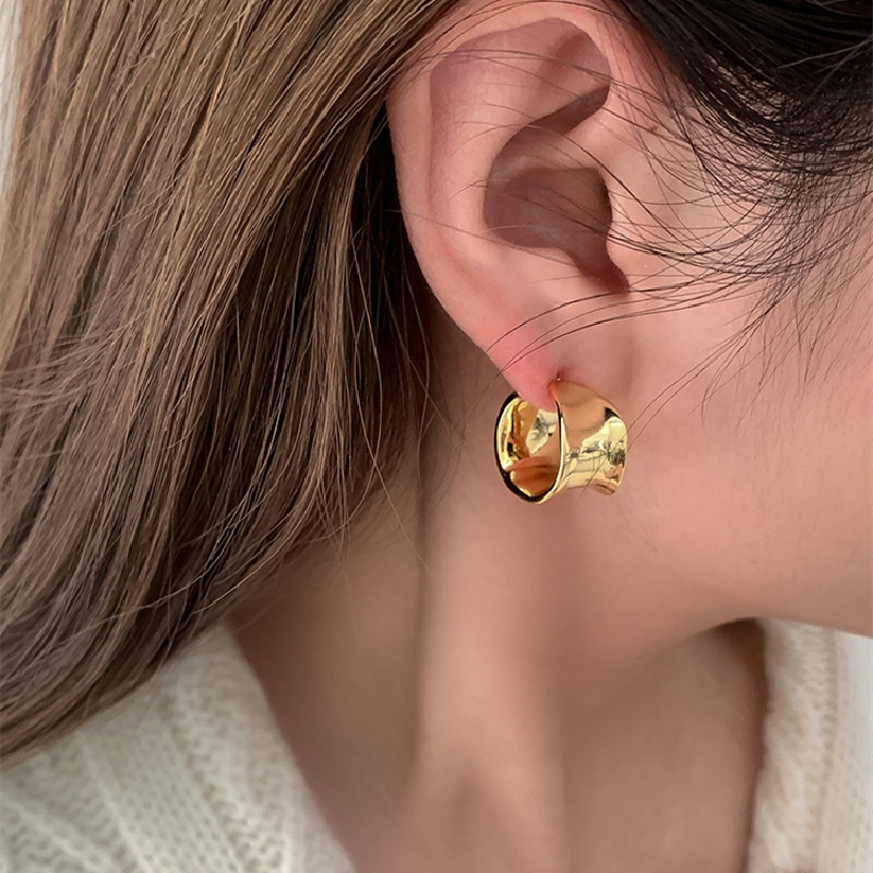 Butterfly naušnice — geometrijski dizajn, mješoviti materijali, elektroplatiranje, za žene
