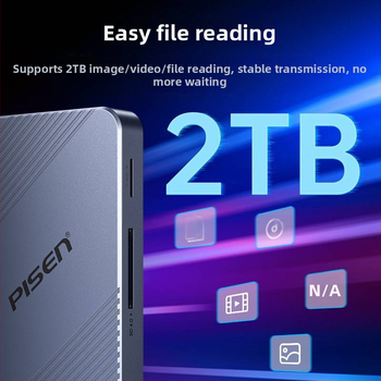 CFexpress čítačka kariet NJ-HB21, USB 3.2, externá, hliníková zliatina, Windows/Linux/macOS/iOS/Android