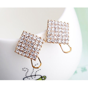 Naušnice - legura, geometrijski stil, minimalistički dizajn, elektroplatiranje, Timmy Jewelry, za žene
