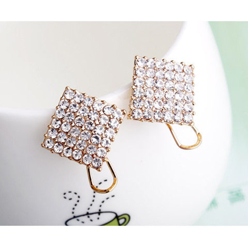 Naušnice - legura, geometrijski stil, minimalistički dizajn, elektroplatiranje, Timmy Jewelry, za žene