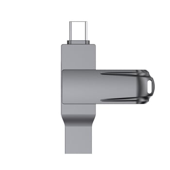 5-u-1 USB-C čitač kartica, USB 3.0 OTG, SD/TF podrška, kućište od cinkovog legura