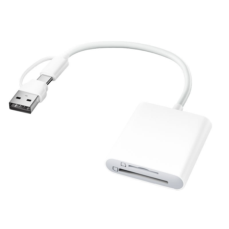 Type-C USB 2.0 Čitač kartica za SD/TF OTG (Kompatibilan s Windows 7)