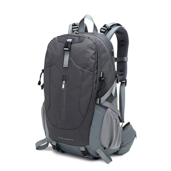 Туристическа раница за планински преходи, водоустойчива и дишаща, ултралека, от платно, с извита презрамка.