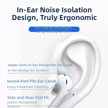 Bone Quality 008 Vadu in-ear austiņas, 1,2 m kabelis, saderīgas ar iOS