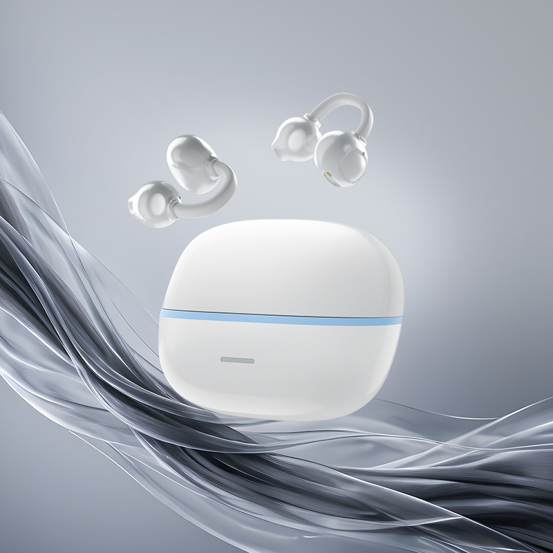 Ακουστικά Bluetooth με κλιπ, AI φωνητικός βοηθός, αδιάβροχα, μείωση θορύβου, διάρκεια μπαταρίας 4–8 ωρών