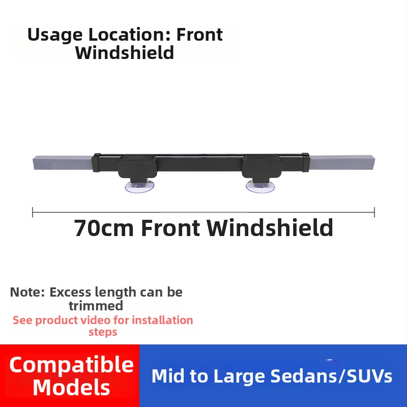 Автомобилен сенник за предното стъкло, автоматично прибиращ се, монтаж с вакуумни чаши, материал: сребърна лента, оригинален стил