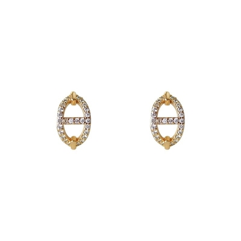 Cercei cu clips – Geometric design, cupru, placare electro, stil simplu, lansare vară 2024