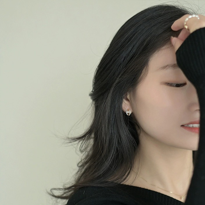 Cercei cu clips – Geometric design, cupru, placare electro, stil simplu, lansare vară 2024