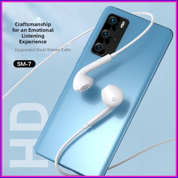 Vadu in-ear austiņas ar 3,5 mm ligzdu, mikrofonu un 1,2 m kabeli