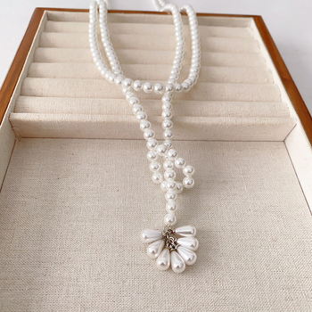 Медни обици с перли и ресни – геометричен стил, за жени, пролет 2025