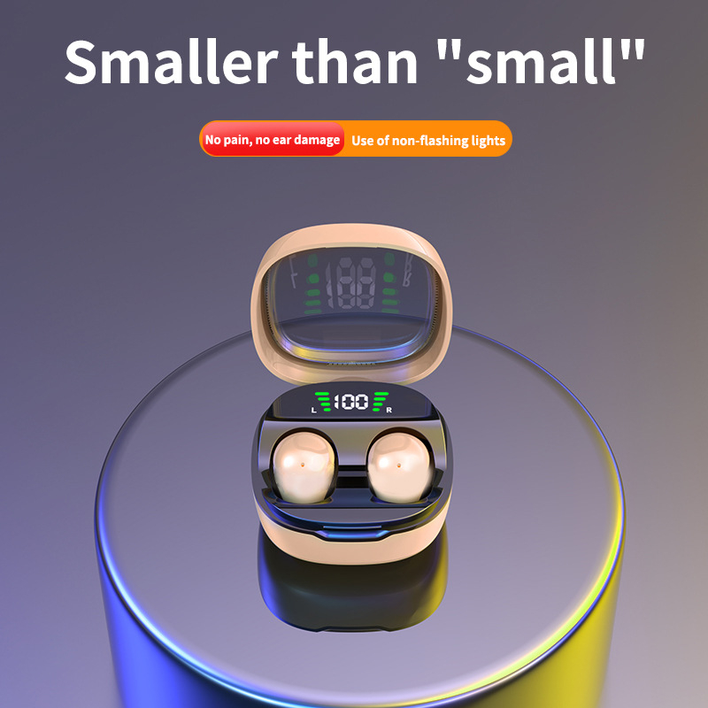 Ασύρματο ακουστικό Bluetooth για ύπνο — in-ear σχεδίαση, διπλός στερεο ήχος, Bluetooth 5.0, εμβέλεια 10 μ, αυτονομία 0–4 ώρες