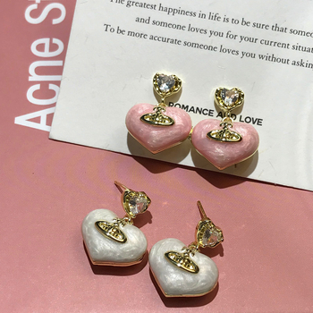 Cercei: în formă de stea, din cupru, cu zirconiu, stil lux ușor pentru femei