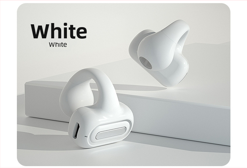 Căști Bluetooth cu clips pentru gaming – mono, Bluetooth 5.0, baterie mare, rezistente la apă