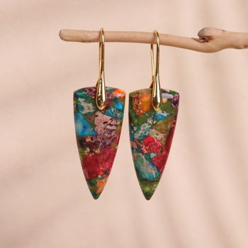 Обеци, медни, опростен стил, Пролет 2022