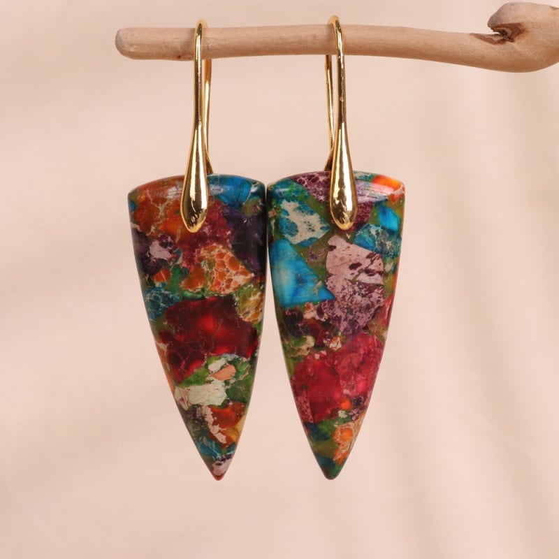 Обеци, медни, опростен стил, Пролет 2022