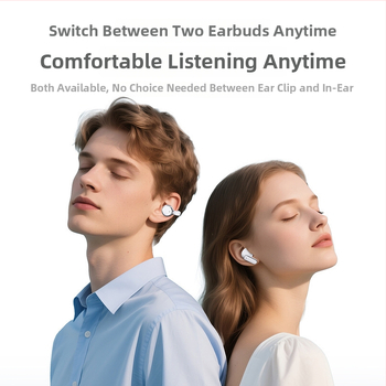 Pár Bluetooth slúchadlá s dosahom 15 m, až 4 hodiny výdrže batérie, Huawei čip, silikónová konštrukcia