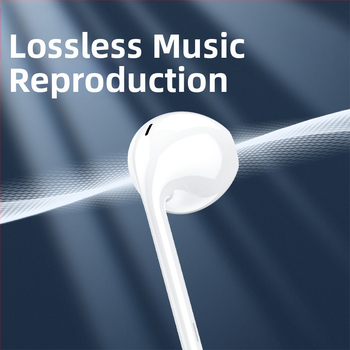 R01 ausu austiņas ar Type-C vadības kabeli, jutība 120 dB, kabeles garums 100 cm