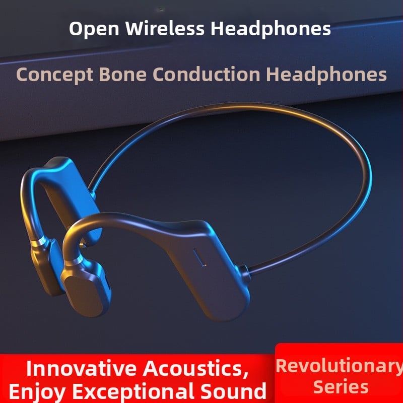 AS3 Ασύρματες Αθλητικές Ακουστικά Bluetooth – Τοποθετούνται στο αυτί, διπλός στερεοφωνικός ήχος, BT 5.4, εμβέλεια 10 m, διάρκεια μπαταρίας 4–8 ωρών