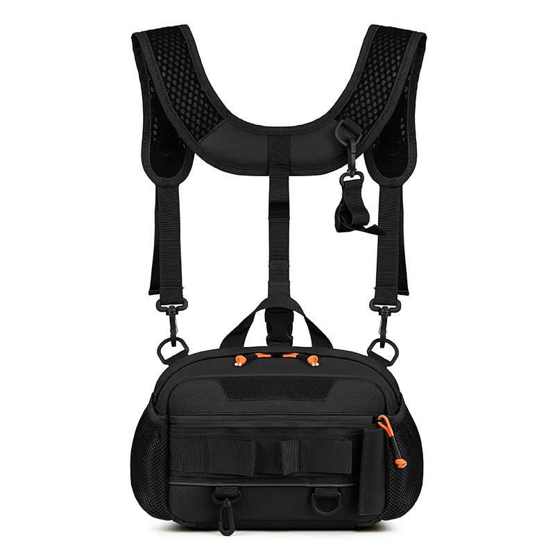 Geantă outdoor cu trei moduri (talie/umăr/ghiozdan) — impermeabilă, ultraușoară, capacitate extensibilă, curea cu pernă de aer, Oxford material