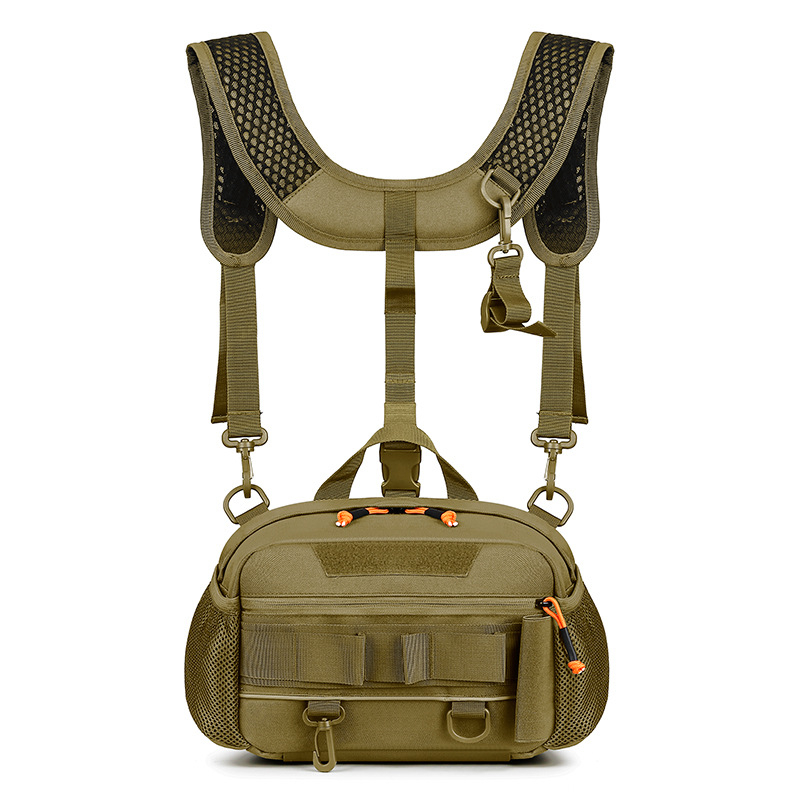 Geantă outdoor cu trei moduri (talie/umăr/ghiozdan) — impermeabilă, ultraușoară, capacitate extensibilă, curea cu pernă de aer, Oxford material