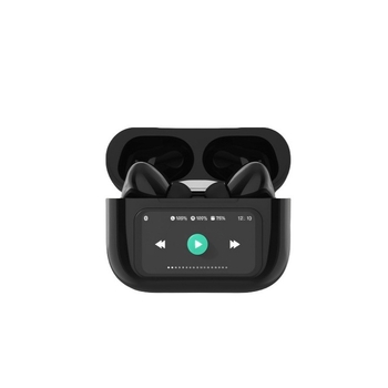Bežične Bluetooth slušalice s dodirnim zaslonom, TWS polu-uho dizajn, ANC/ENC redukcija šuma, Bluetooth 5.4, trajanje baterije 4–8 sati