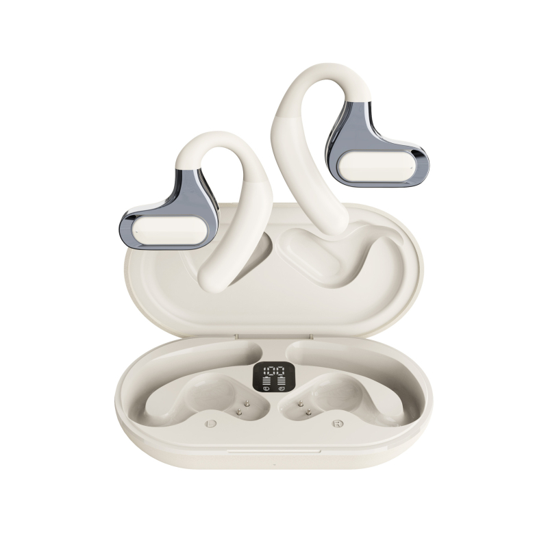 Căști cu conducție osoasă, design deschis pentru urechi, Bluetooth 5.4, rază 10 m, IPX7 rezistent la apă, autonomie peste 8 ore