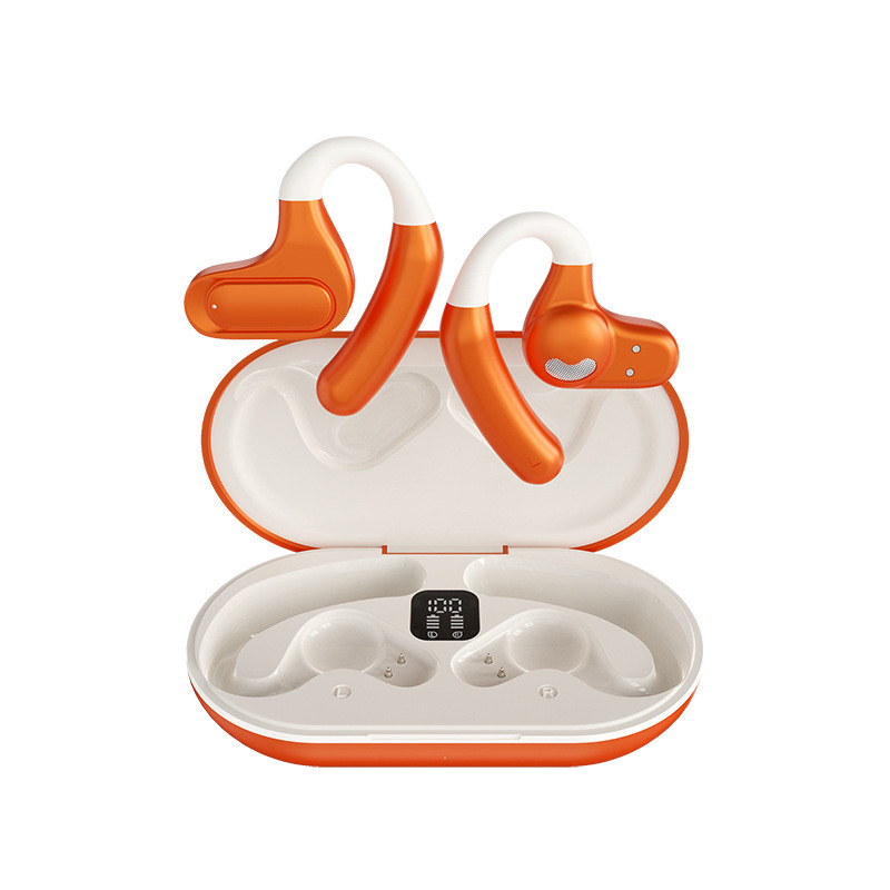 Căști cu conducție osoasă, design deschis pentru urechi, Bluetooth 5.4, rază 10 m, IPX7 rezistent la apă, autonomie peste 8 ore