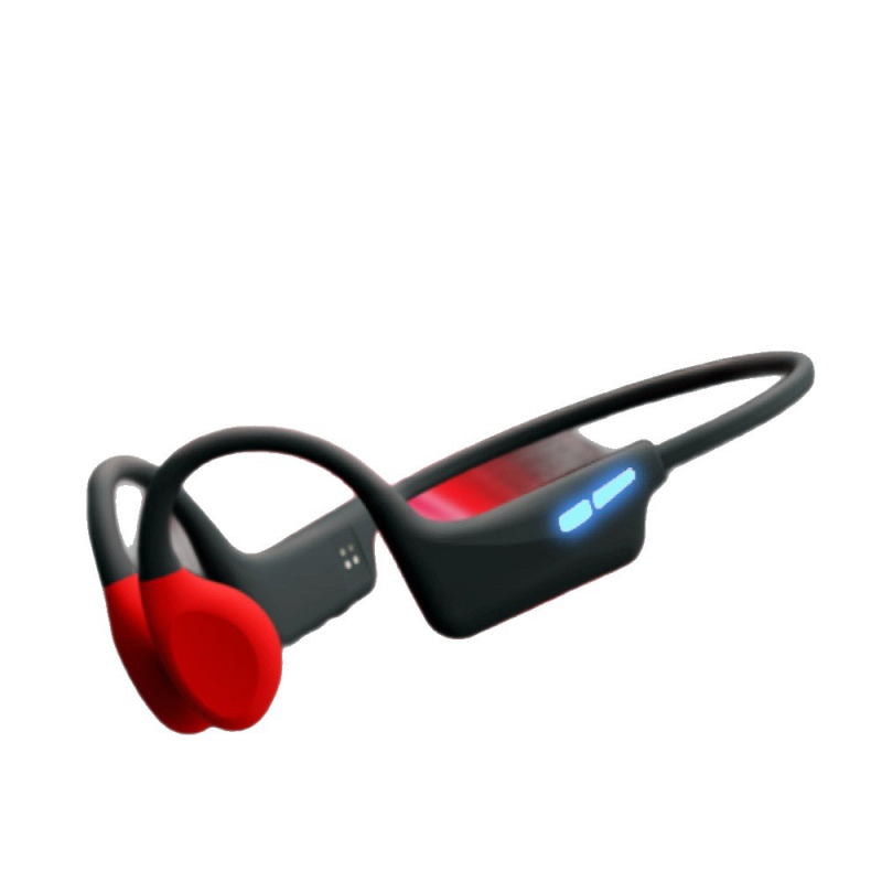 Căști Bluetooth cu conductivitate osoasă pentru sport, design cu bandă deschisă la gât, IP68 rezistente la apă, Bluetooth 6.0, autonomie peste 8 ore