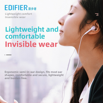 Edifier H180plus Type-C in-ear austiņas ar mikrofonu, PC spēlēm, 3,5 mm ligzda