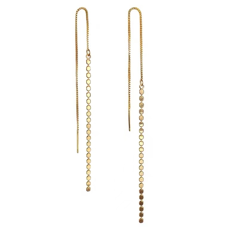 Sterling ezüst 925 fülbevalók geometriai dizájnnal nőknek