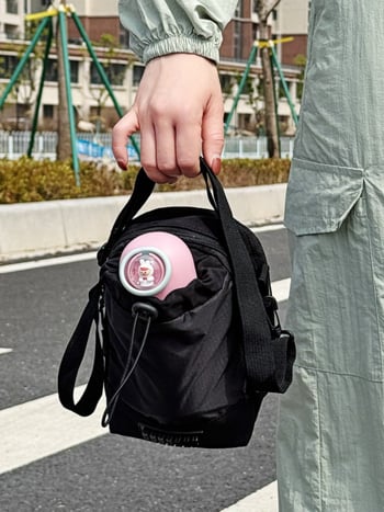 Najlon torbica za bocu vode crossbody s pretincom za telefon, zatvarač – Wenyan