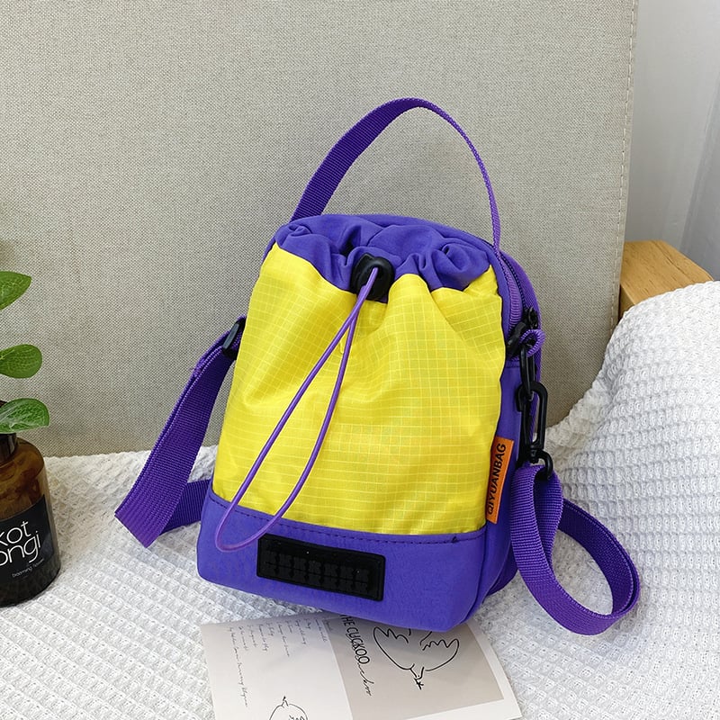 Najlon torbica za bocu vode crossbody s pretincom za telefon, zatvarač – Wenyan